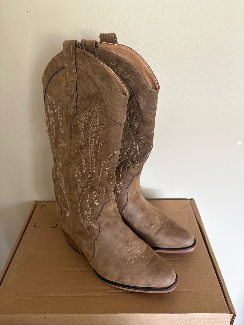 IUV Cowboy Boots For Women Western Cowgirl Boots
